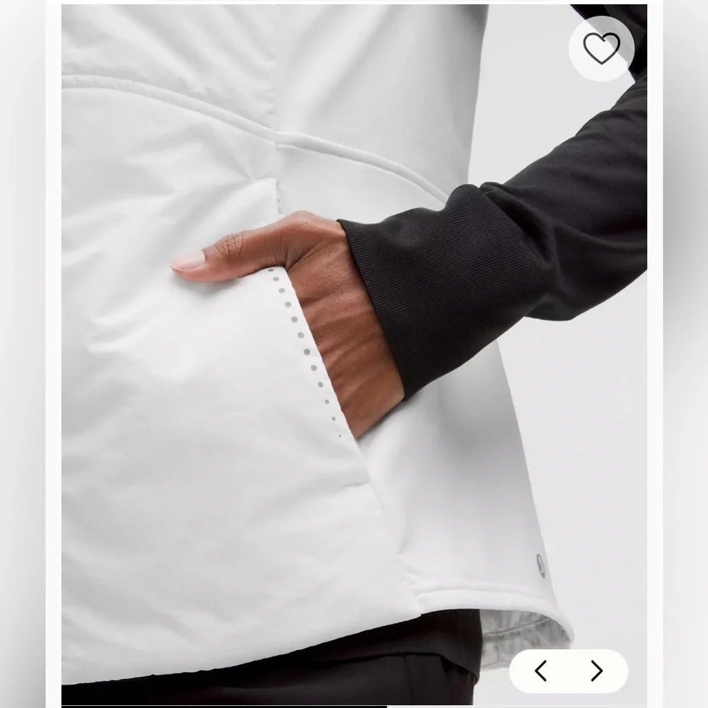 Lululemon Another Mile Vest in White